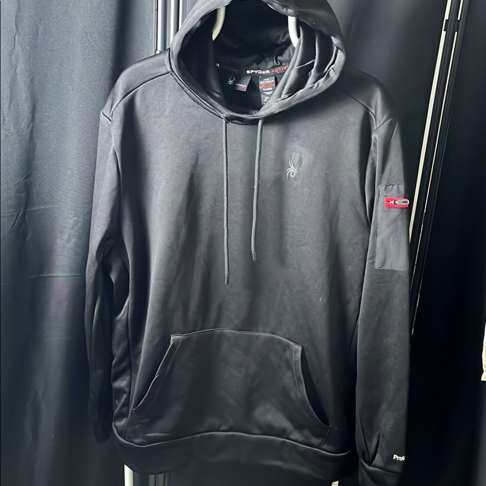 Spyder Active Black pullover Hoodie XL